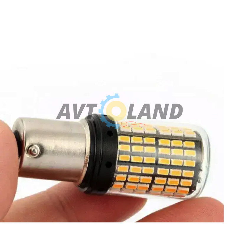 1221(1156)-144SMD-(3014)-1224 вольта Желтый смещенный цоколь купить недорого