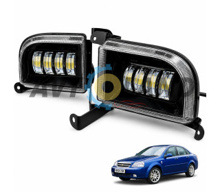 Протитуманні фари Chevrolet Lacetti 40W ПТФ Led туманки Лачетті седан універсал штатний білий + ж