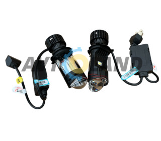 LED лампи з лінзою DriveX LE-07 H4 H/L 6000K 55W 9-32V к-т.