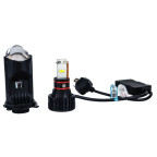LED лампы с линзой DriveX LE-07 H4 H/L 6000K 55W 9-32V к-т. купить недорого