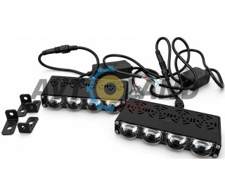 Светодиодные фары External SpotLight L28 60W на четыри линзы W-Y-Multicolor 12-80V