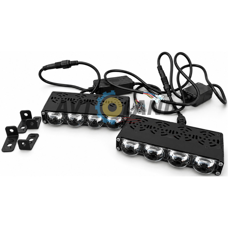 Світлодіодні фари External SpotLight L28 60W на чотири лінзи W-Y-Multicolor 12-80V купити дешево