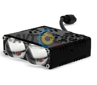 Светодиодные фары External SpotLight L26 40W на две линзы W-Y-Multicolor 12-80V