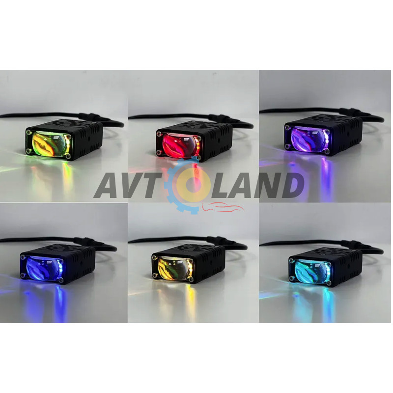 Светодиодные фары External SpotLight L25 35W на одну линзу W-Y-Multicolor 12-80V купить недорого