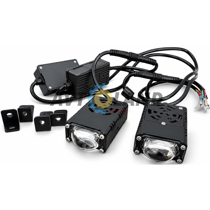 Светодиодные фары External SpotLight L25 35W на одну линзу W-Y-Multicolor 12-80V купить недорого