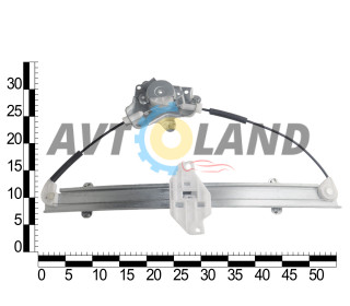 Склопідйомник Daewoo Lanos перед.електро, лев., (без двигуна), під шестірню, ASR