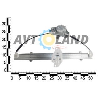 Склопідйомник Daewoo Lanos перед.електро, прав., (без двигуна), під шестірню, ASR