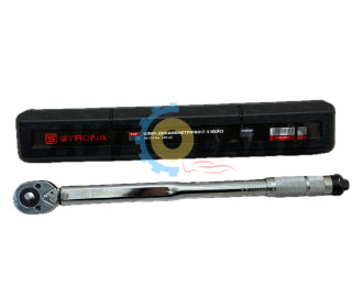Ключ динамометрический 1/2″, 40-210 Нм 470мм в кейсе STRONA