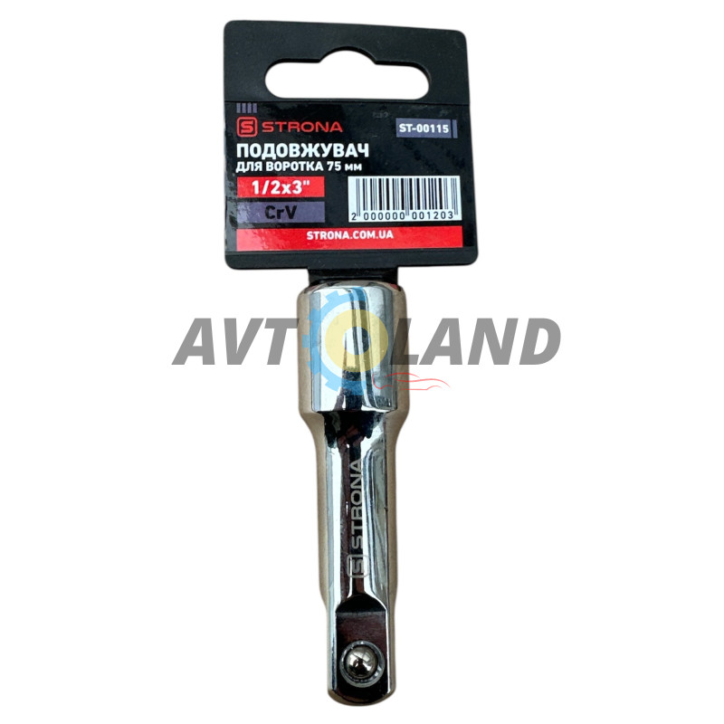 Удлинитель для воротка 1/2x3″(75mm) CRV STRONA купить в Украине