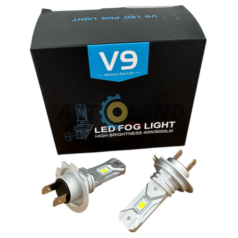LED лампы H7 30W V9 15000lm (12-24 вольт) купить недорого