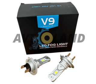 LED лампи H7 30W V9 15000lm (12-24 вольт)