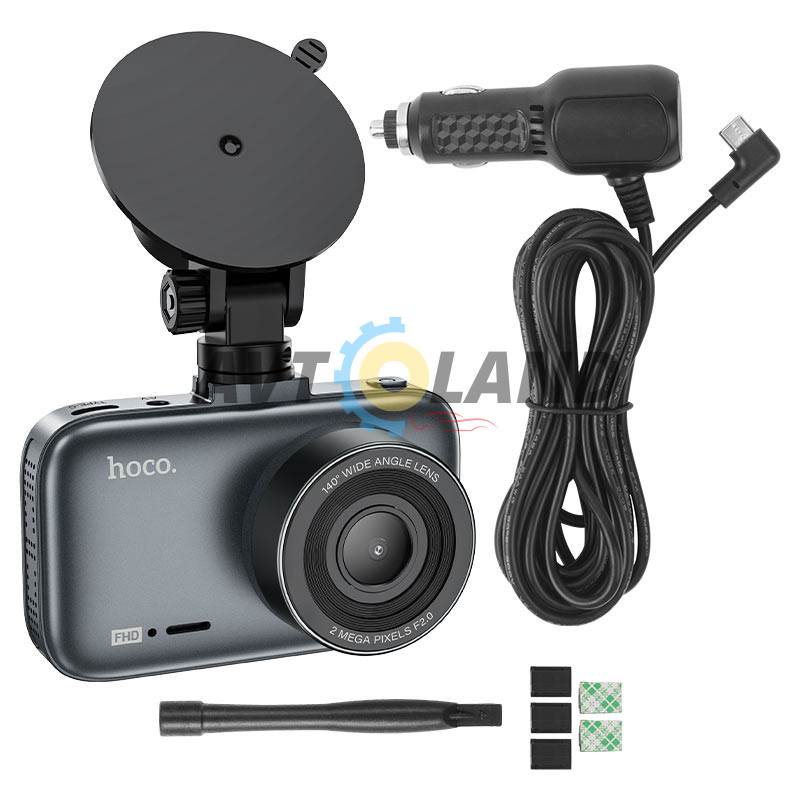 Відеореєстратор Hoco DV5 Driving recorder with 3-inch display Black купити дешево