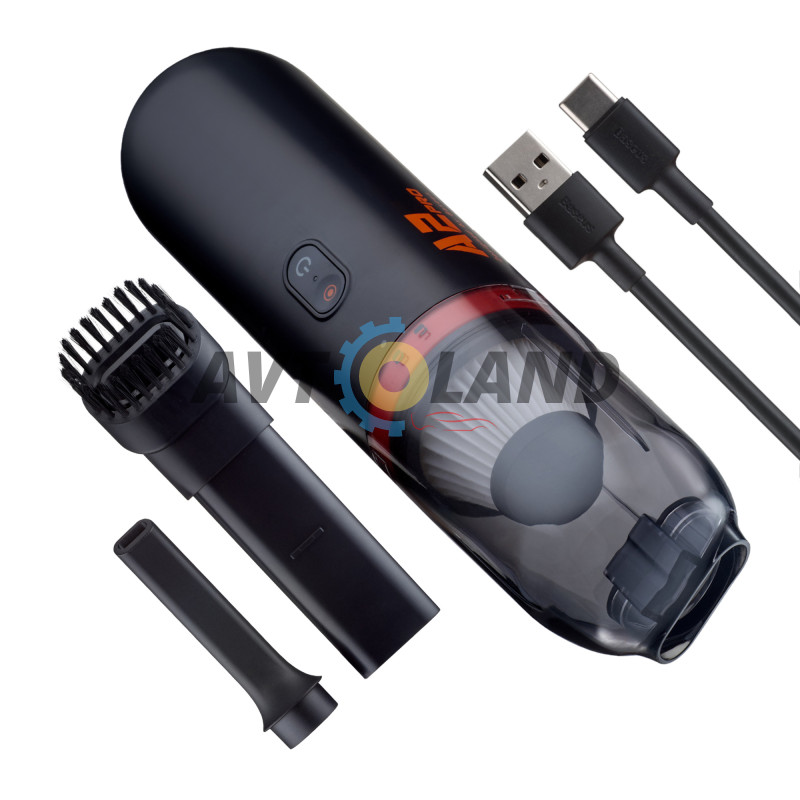 Автомобильный пылесос Baseus A2 Pro Car Vacuum Cleaner (6000pa) Black купить в Украине