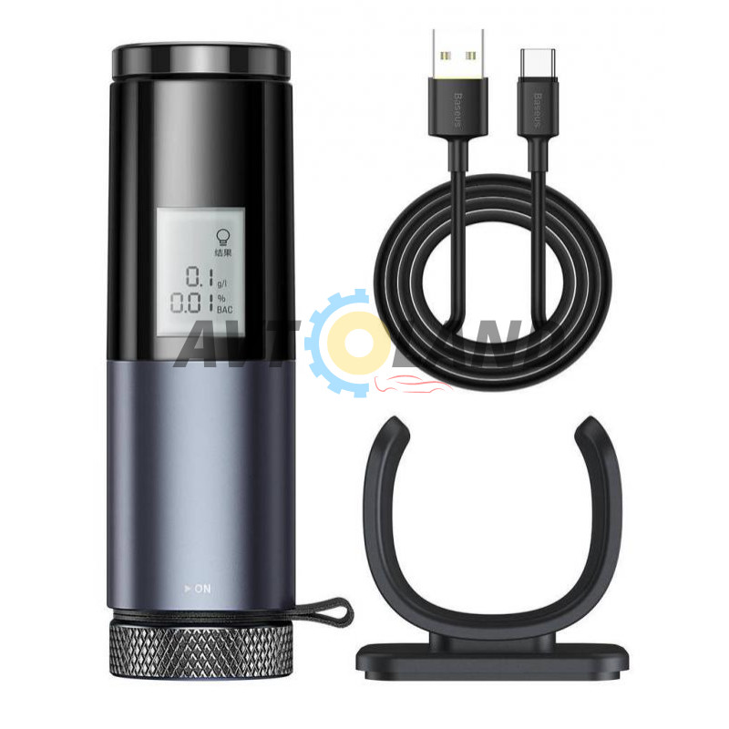 Цифровий алкотестер Baseus Digital Alcohol Tester Black купити дешево