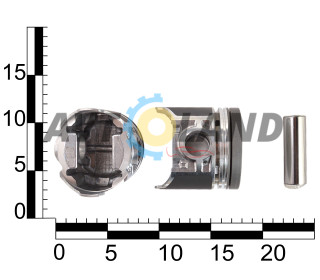 Поршень двигателя ВАЗ 2101 (76,4 ) (+0,40) (поршень, палец) группа С анодированные (к-т 4 шт.) OEM