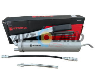 Шприц для змащування 500 мл з гнучким шлангом та метал наконечник STRONA