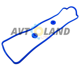 Прокладка клапанной крышки ВАЗ 1117-19, 2108-12, 2170, 2190 8 кл.силиконовая синяя с втулками (2 шт)