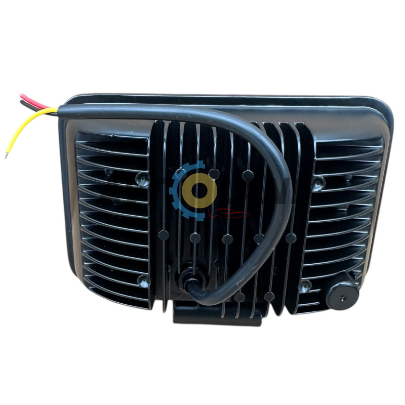 Фара LED Прямоугольная Белый+ Желтый Цвет 144W 6000K (5 диодов) (17СМ Х 10СМ Х 5СМ) купить недорого