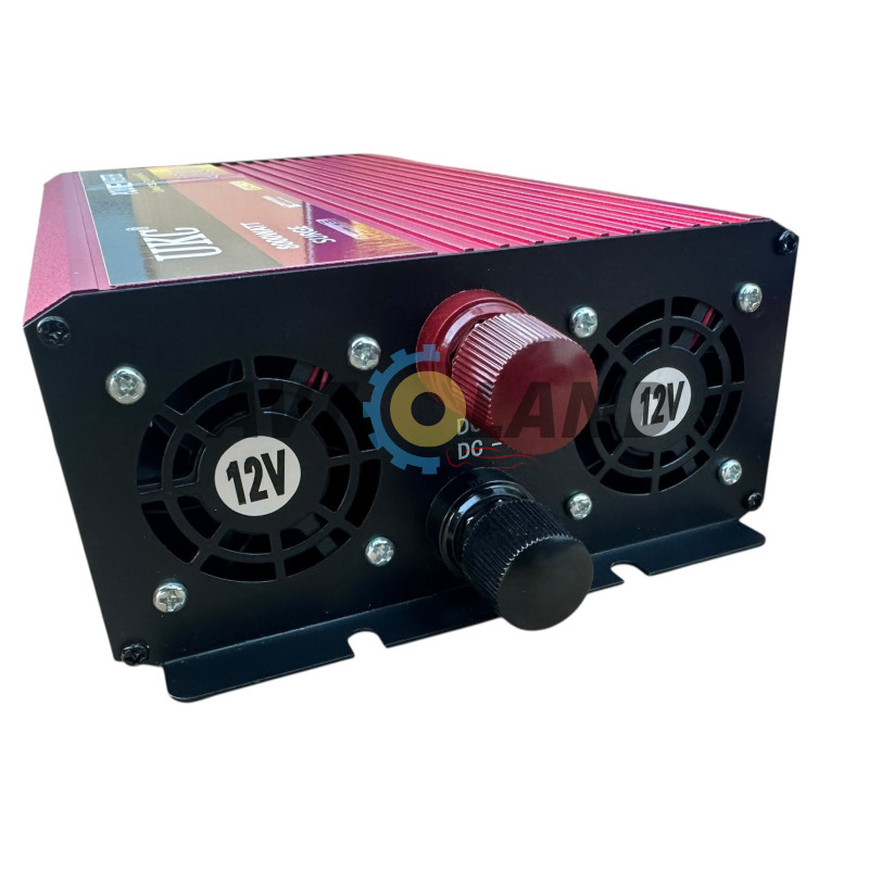 Інвертор 4000W 12V-220V UKS автомобільний перетворювач напруги з дисплеєм купити дешево