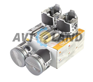 Поршни ВАЗ 2105 79.8 +0.80 анодированные (комплект 4 шт, поршень + палец) OEM