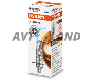 Лампа Osram H1 12V Original Line P14.5s галогенная