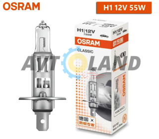 Лампа Osram H1 12V Original Line P14.5s галогенная