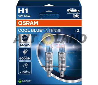 Лампы галогенные  OSRAM H1 COOL BLUE INTENSE NEXTGEN 12V 55W 5000K (2 шт)