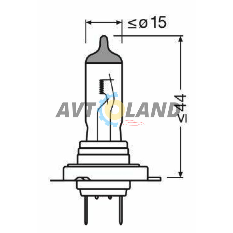 Лампа Osram H7 Original Line 12V 55W PX26d галогенная купить недорого