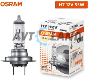 Лампа Osram H7 Original Line 12V 55W PX26d галогенная