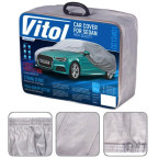 Тент (чехол) автомCC13401 L серый с подкладкой PEVA/PP Cotton купить в Украине
