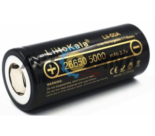 АККУМУЛЯТОР 26650 LIITOKALA 5000MAH 50A Высокоструйный
