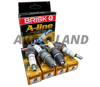 Свеча зажигания A-Line 2, ВАЗ 2108-12 8кл, Daewoo Lanos (к-т 4 шт.)