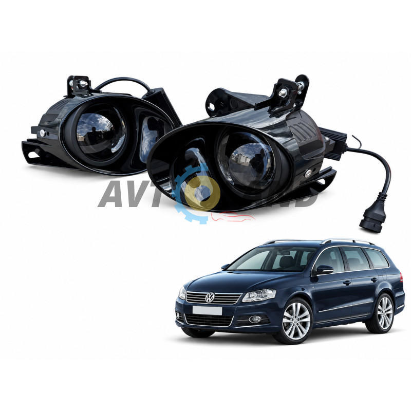 Протитуманні Лінзовані фари Volkswagen Passat B6, B7, T6, Amarok управління з телефону 120W купити дешево