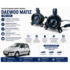 Противотуманные Линзованные фары для Daewoo Matiz 120W управление с телефона купить недорого