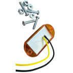 Фонарь LED габаритный универсальний (6smd 2395) 1224 вольта-Желтый купить недорого