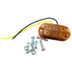 Фонарь LED габаритный универсальний (6smd 2395) 1224 вольта-Желтый купить недорого