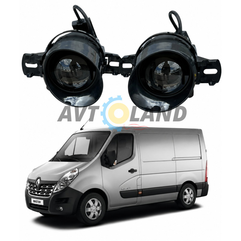 Світлодіодні протитуманні фари Renault Master III дорестайл [2010-2020] Керування телефоном купити дешево