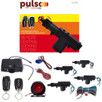 Комплект центральних замків PULSO/DL-32112/сирена/з пультом-ключом купити дешево