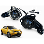 Протитуманні Led фари Nissan Juke (2010-2019)-Лінза-Керування по телефону купити дешево