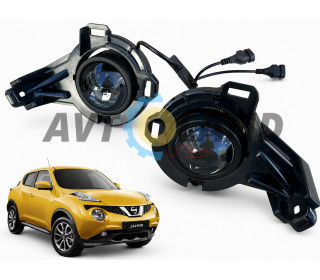 Протитуманні Led фари  Nissan Juke (2010-2019)-Лінза-Керування по телефону