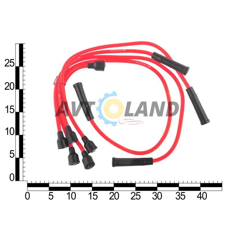 Провід високовольтні Москвич 412, 2140, 2137 1.5 дв. UZAM 412, к-т, силікон, OEM купити дешево