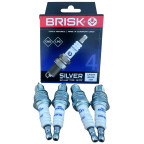 Свеча зажигания Silver, ВАЗ 2101-2110 8 кл., Daewoo Lanos 1.5, под ГБО (к-т 4 шт.) купить недорого