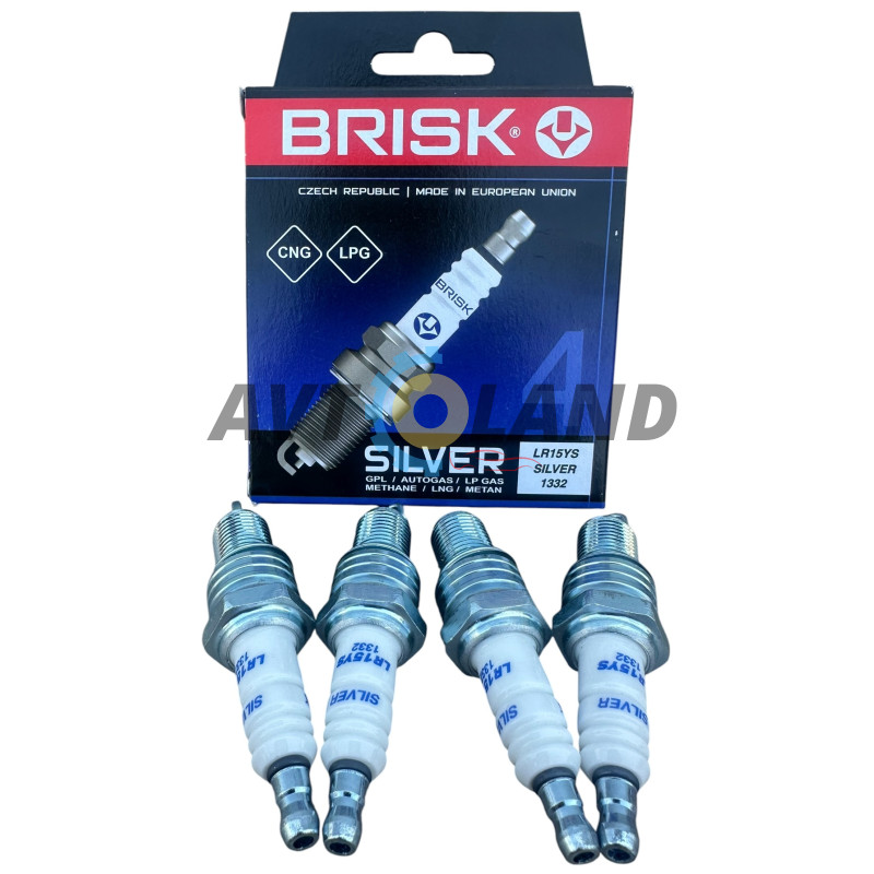 Свеча зажигания Silver, ВАЗ 2101-2110 8 кл., Daewoo Lanos 1.5, под ГБО (к-т 4 шт.) купить недорого