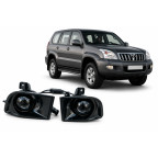 Противотуманная линзованая фара TOYOTA PRADO 120 LED Управление с телефона 80wat (к-т 2шт) купить недорого