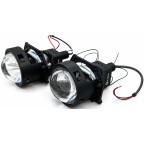 Світлодіодні Bi-LED лід лінзи 3.0″ дюйма універсальна 70W 5500K 8000LM 12V (2шт) купити дешево