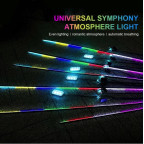 Подсветка салона авто Ambient light Rgb 18в1 набор диодных подсветок Bluetooth 12V купить недорого