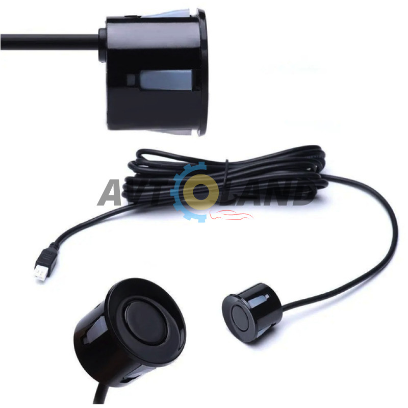 Парковка на 4 датчика парковки Assistant Parking Sensor Black Парктроник с LED дисплеем и датчиками купить недорого