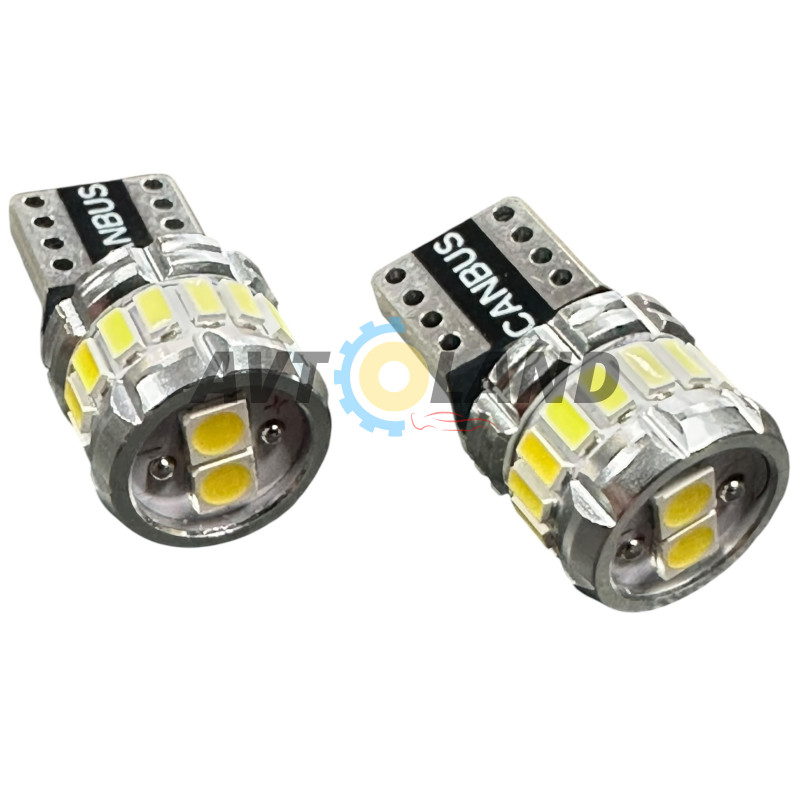 Диод без цоколя-Т-10 (18 SMD-3014) 210LM- CANBUS-12-24 вольта купить недорого