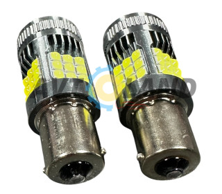 12/21-(1156)-36SMD(3030)-30W-2200LM(з вентілятором)-12-24 вольта-CANBUS-Білий