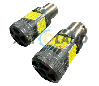 12/21-(1156)-36SMD(3030)-30W-2200LM(с вентилятором)-12-24 вольта-CANBUS-Белый